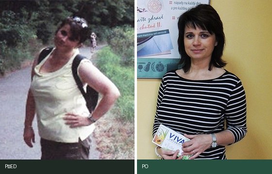 Romana Humplová — proměna před a po